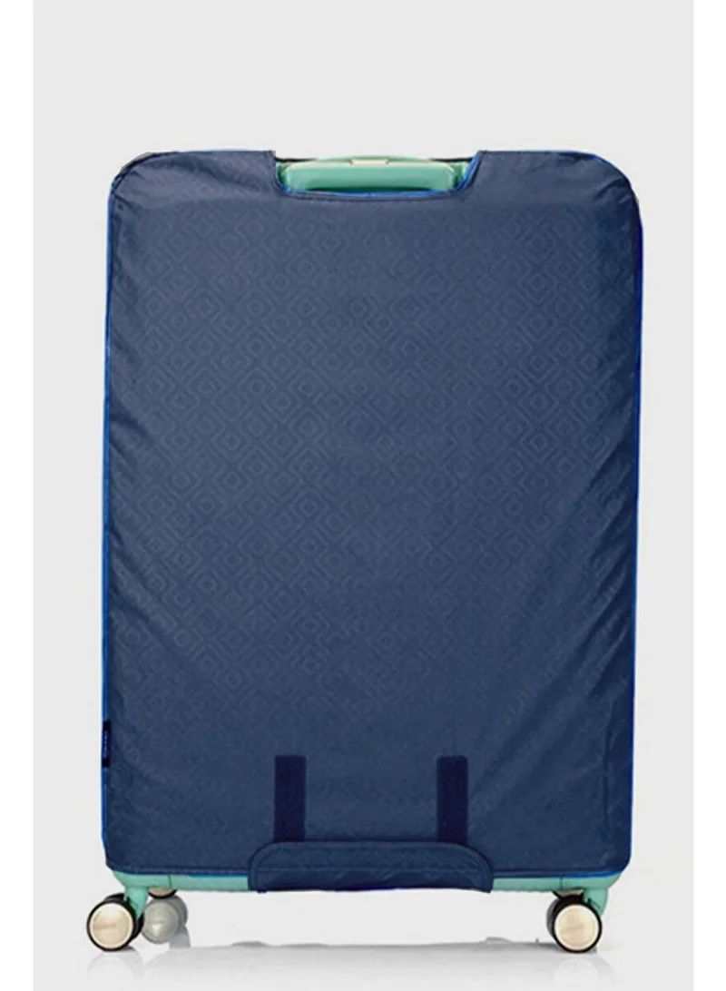 AMERICAN TOURISTER Antimicrobial Luggage Cover XL Navy|Travel-Friendly|Protects from Dust|Durable Material|Foldable & Compact|Antimicrobial